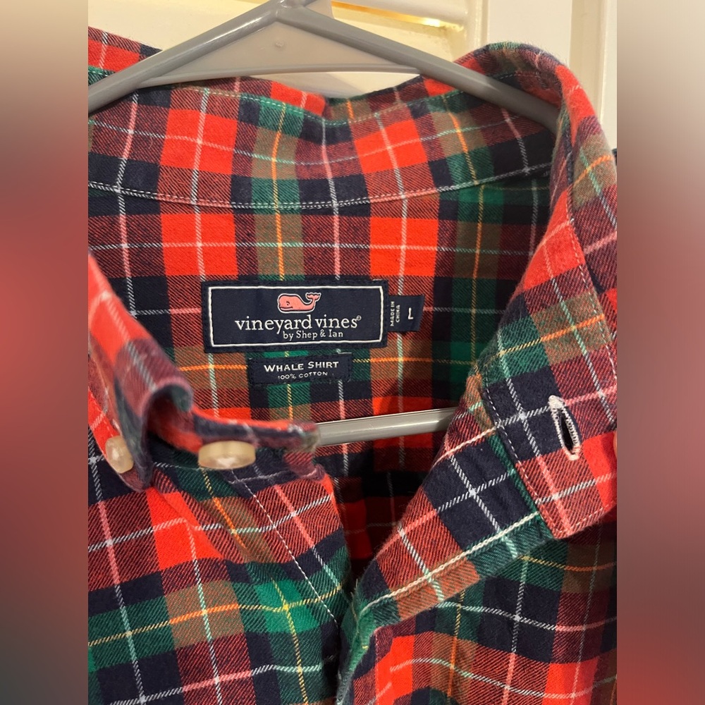 Vineyard Vine Plaid Button Down - image 1